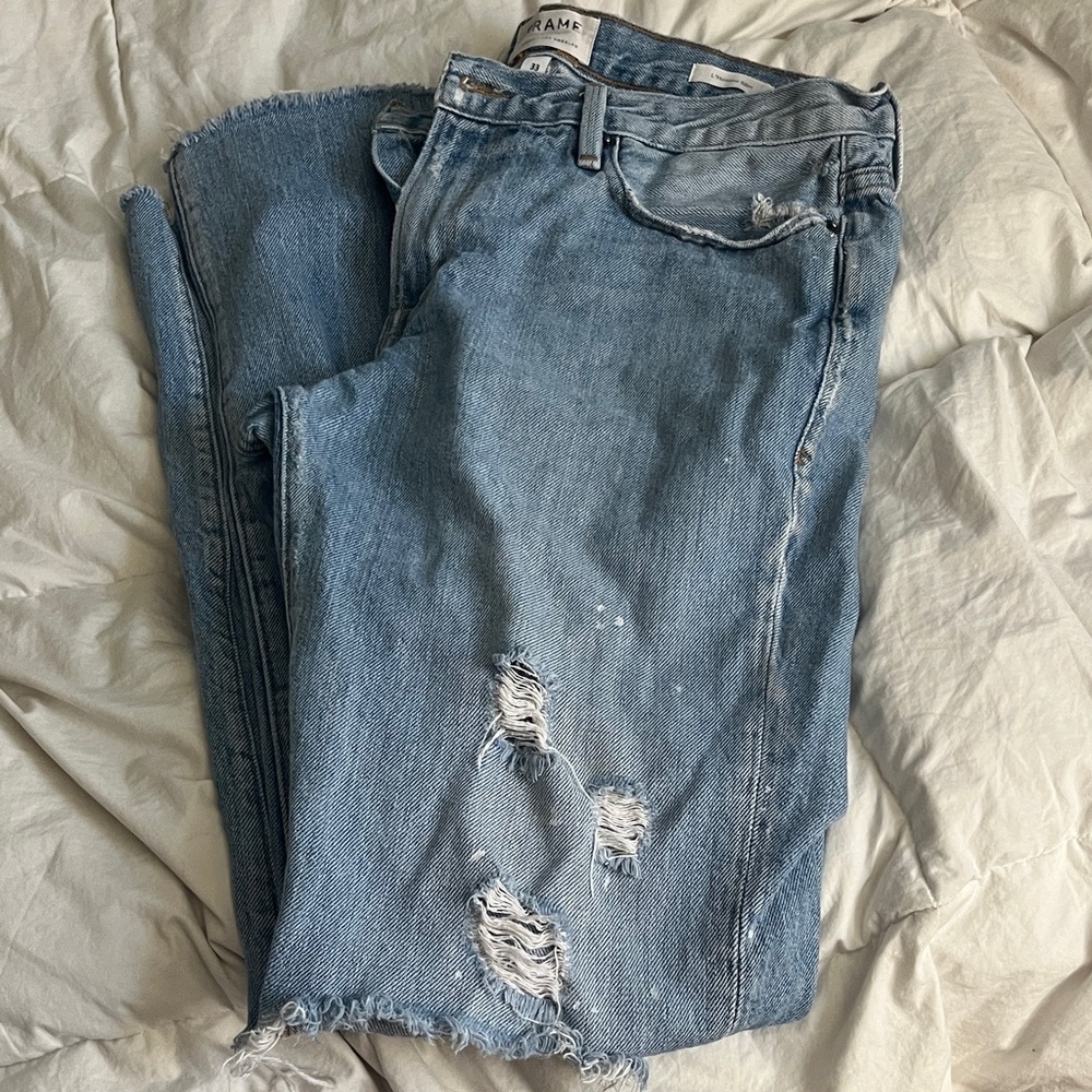 Frame Denim Light Blue Jeans